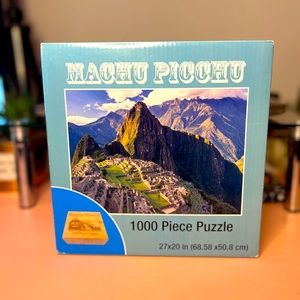 NEW Machu Picchu 1000 Piece Puzzle w/ Custom Wooden Box